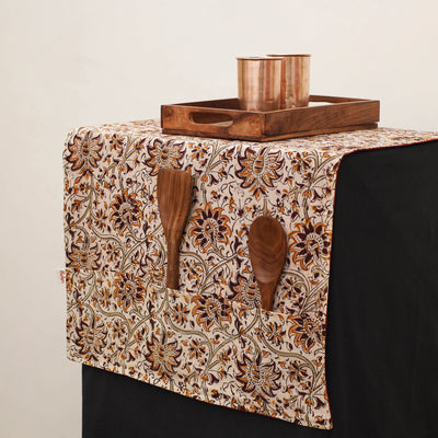 Handmade Fridge Top Cover with Multiple Pockets 20