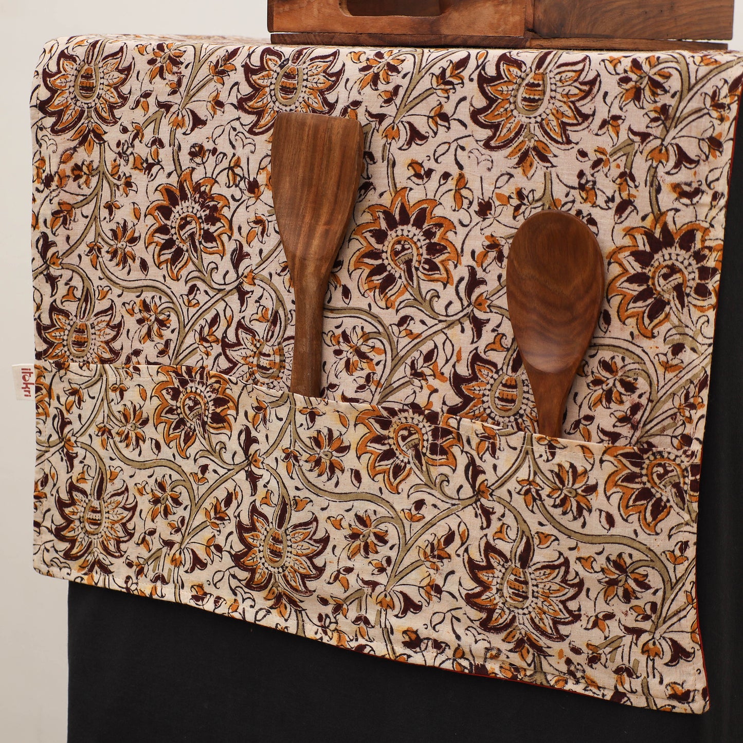 Handmade Fridge Top Cover with Multiple Pockets 20