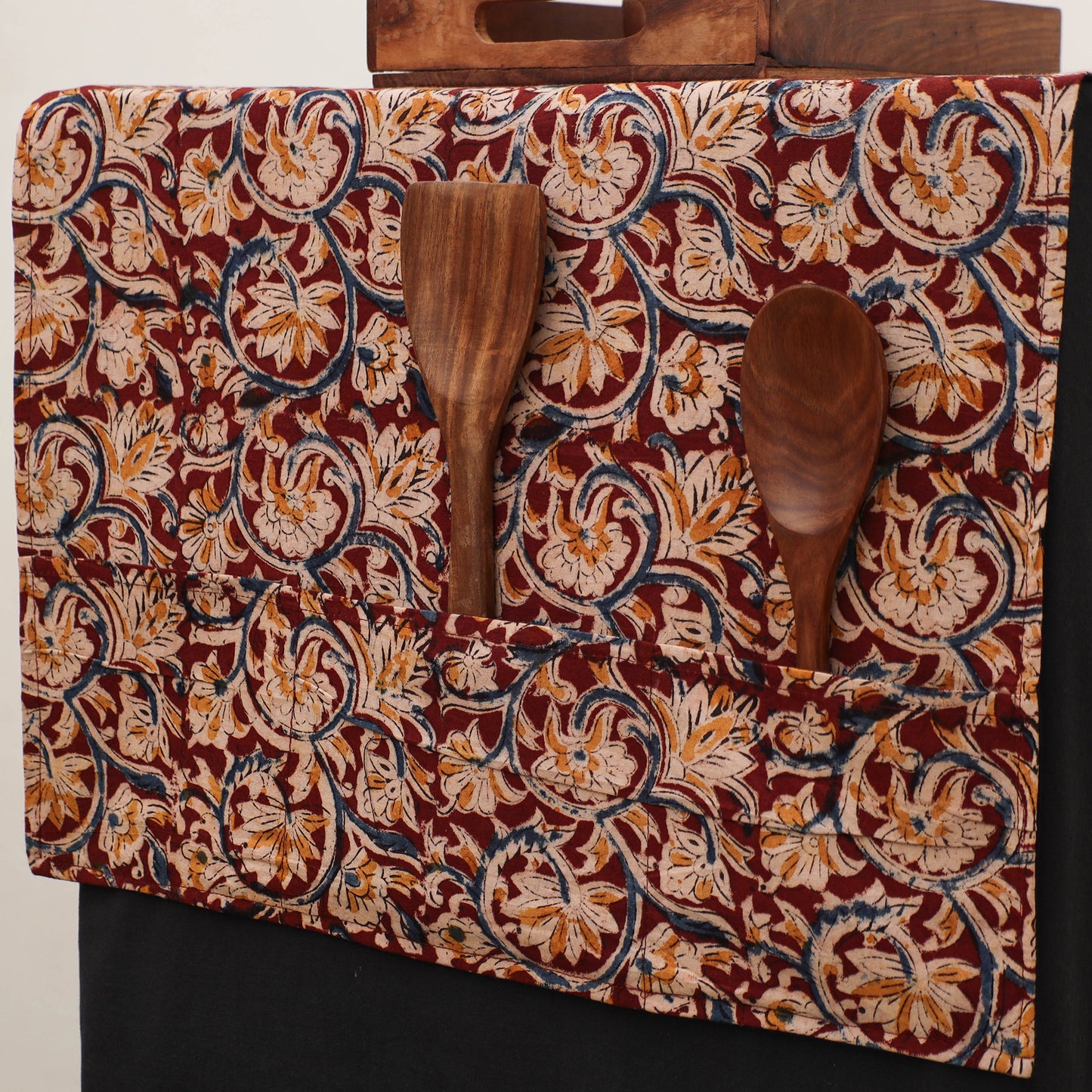 Handmade Fridge Top Cover with Multiple Pockets 22
