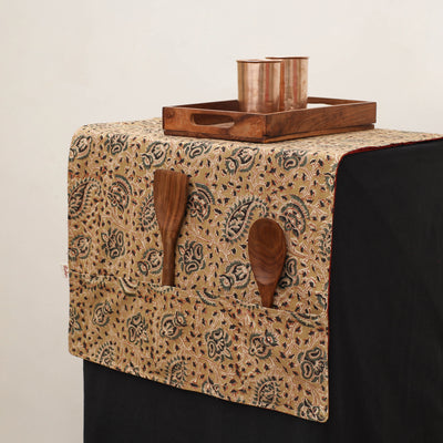 Handmade Fridge Top Cover with Multiple Pockets 23