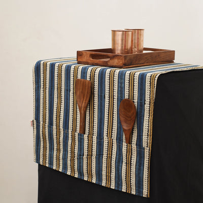 Handmade Fridge Top Cover with Multiple Pockets 24
