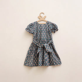 Pure Cotton Girls Frock Dress in Sanganeri Floral Prints (3-4 Years) 10