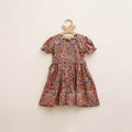Pure Cotton Girls Frock Dress in Sanganeri Floral Prints (3-4 Years) 13