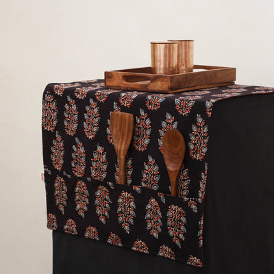 Handmade Fridge Top Cover with Multiple Pockets 28