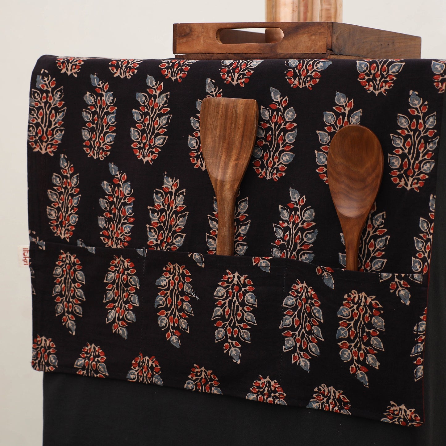 Handmade Fridge Top Cover with Multiple Pockets 28