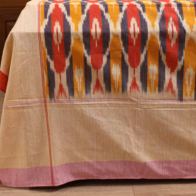 Pochampally Ikat Weave Cotton Double Bedsheet Set (108 x 90 in) 27