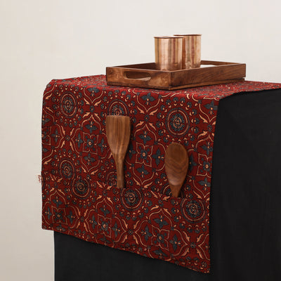 Handmade Fridge Top Cover with Multiple Pockets 31
