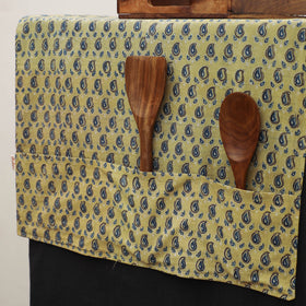 Handmade Fridge Top Cover with Multiple Pockets 32