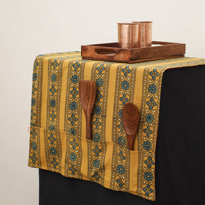 Handmade Fridge Top Cover with Multiple Pockets 33