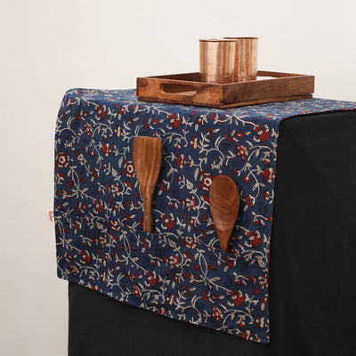 Handmade Fridge Top Cover with Multiple Pockets 34