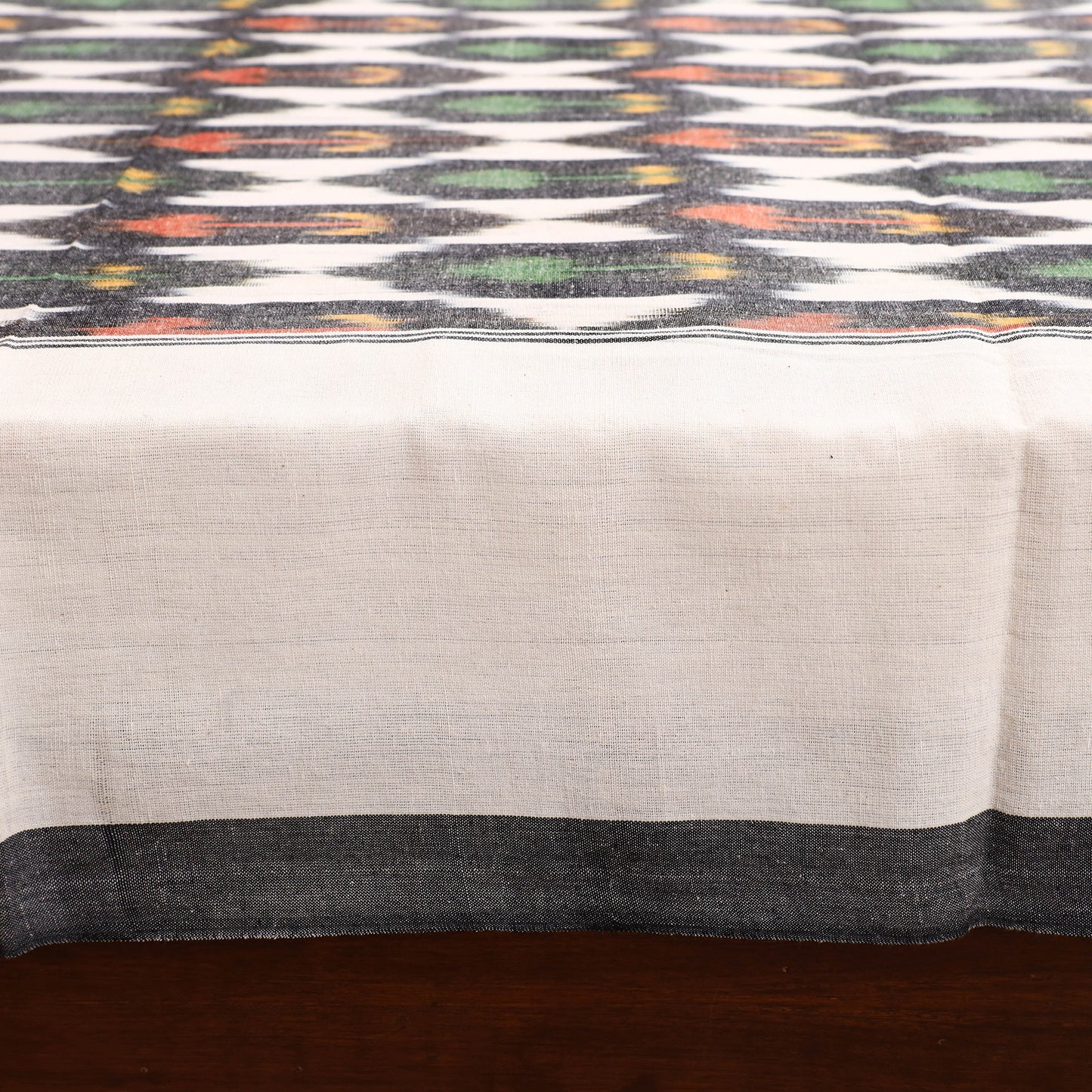 Pochampally Ikat Weave Cotton Double Bedsheet Set (108 x 90 in) 30