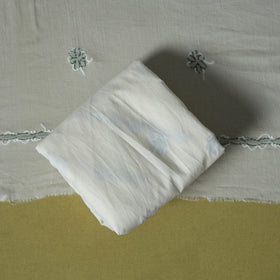 Yellow - 3pc hand embroidery cotton lucknow chikankari