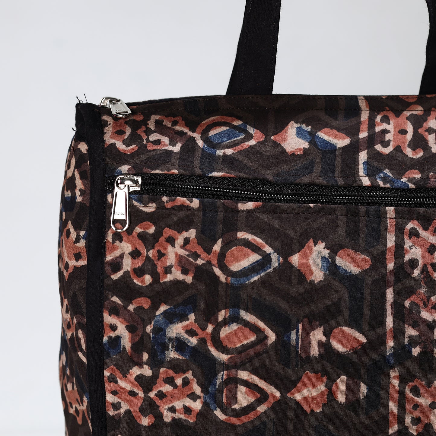 Handmade Bagru Block Printed Cotton Shopping Bag 21