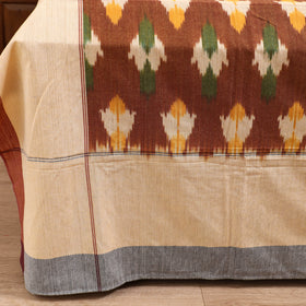 Pochampally Ikat Weave Cotton Double Bedsheet Set (108 x 90 in) 31