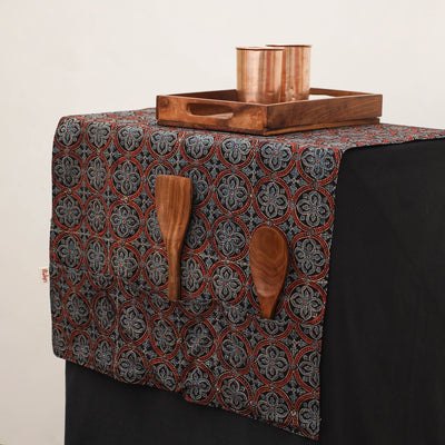 Handmade Fridge Top Cover with Multiple Pockets 38