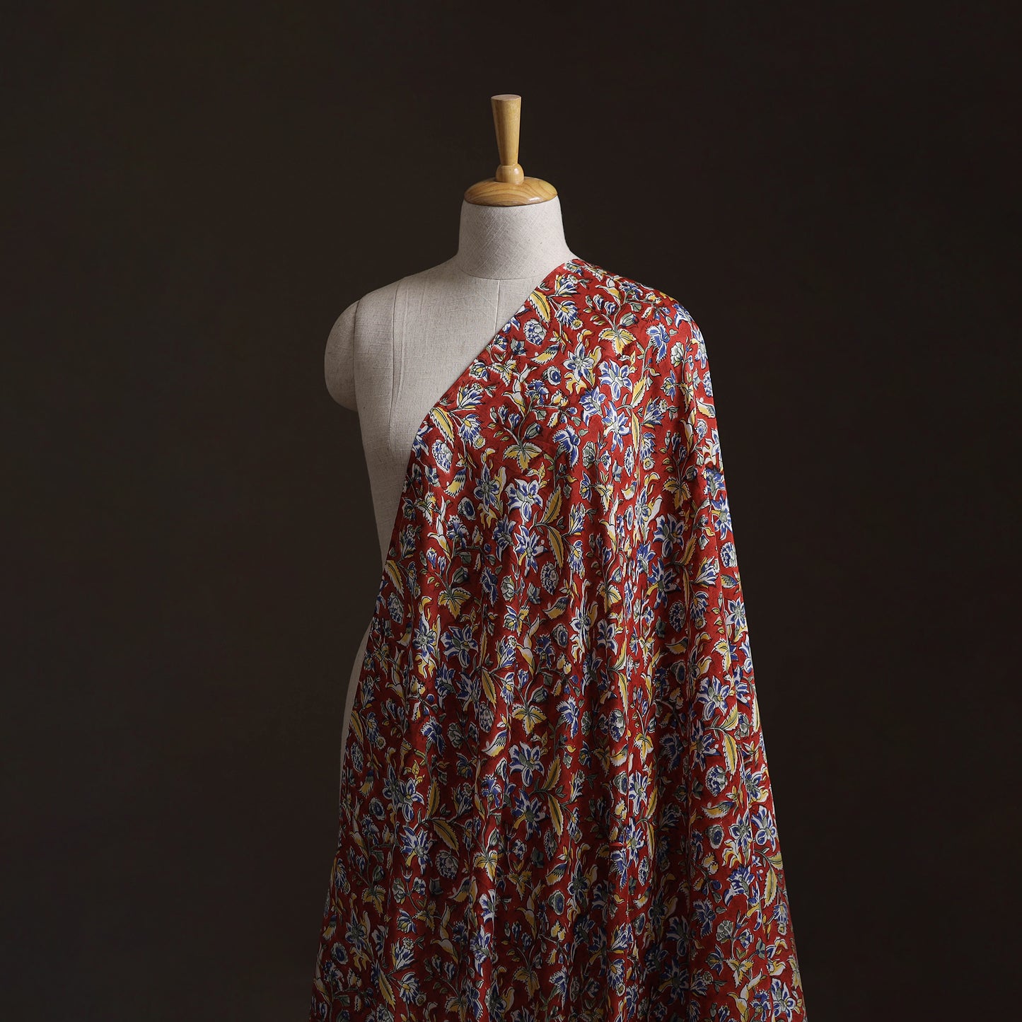 Sanganeri Hand Block Print Modal Silk Fabric 21