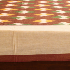 Pochampally Ikat Weave Cotton Double Bedsheet Set (108 x 90 in) 31
