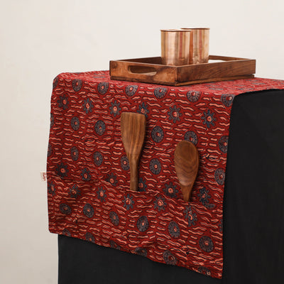 Handmade Fridge Top Cover with Multiple Pockets 39