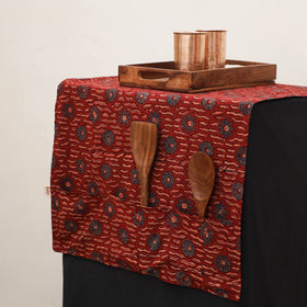 Handmade Fridge Top Cover with Multiple Pockets 39