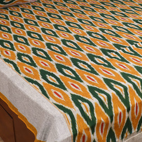 Pochampally Ikat Weave Cotton Double Bedsheet Set (108 x 90 in) 32