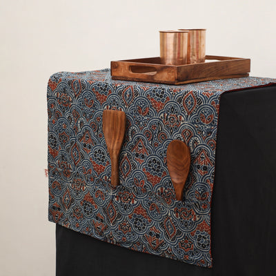 Handmade Fridge Top Cover with Multiple Pockets 40