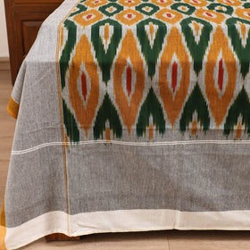 Pochampally Ikat Weave Cotton Double Bedsheet Set (108 x 90 in) 32