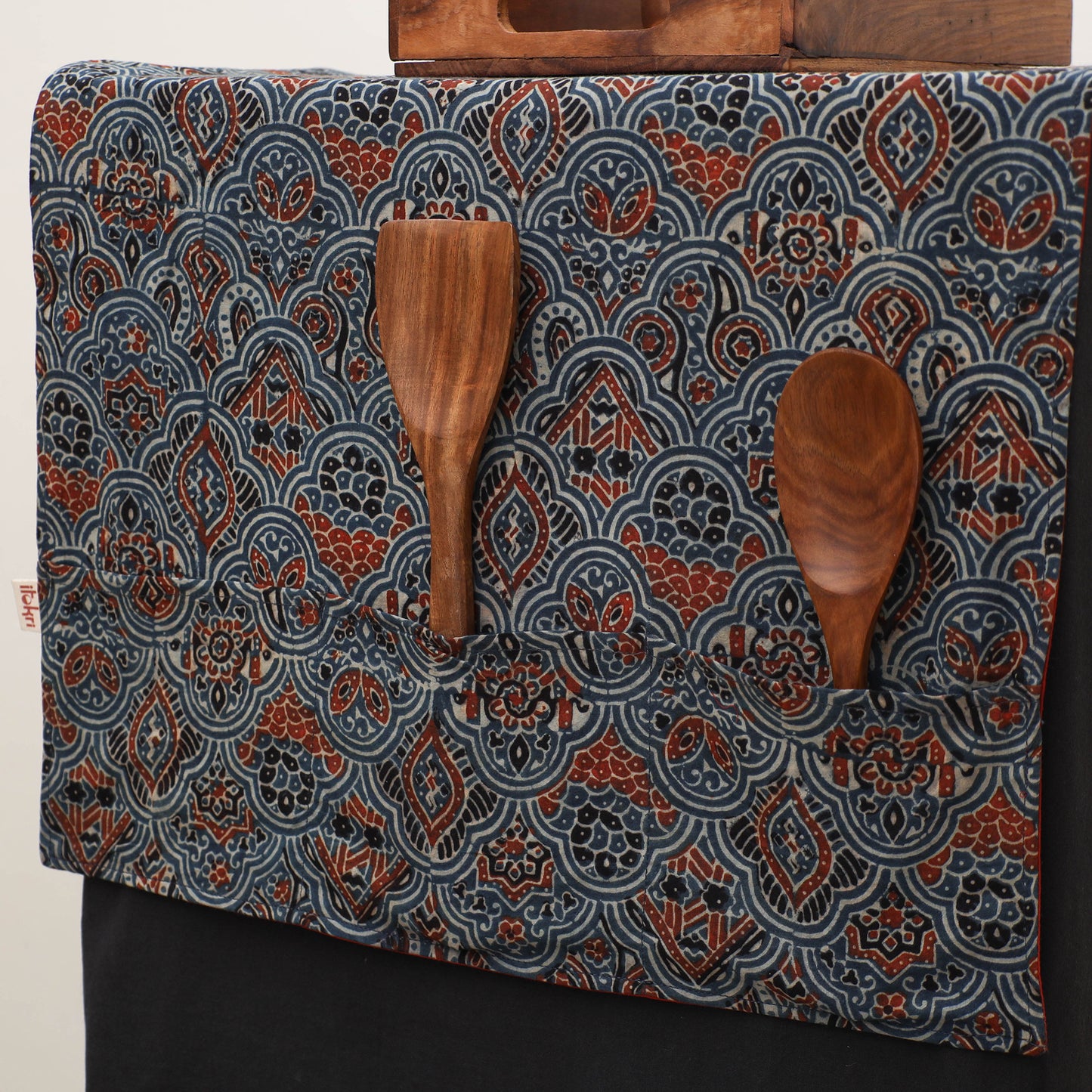 Handmade Fridge Top Cover with Multiple Pockets 40