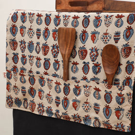 Handmade Fridge Top Cover with Multiple Pockets 44