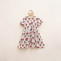 Pure Cotton Girls Frock Dress in Sanganeri Floral Prints (3-4 Years) 21