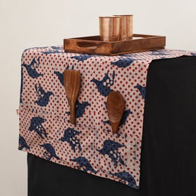 Handmade Fridge Top Cover with Multiple Pockets 47