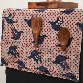 Handmade Fridge Top Cover with Multiple Pockets 47