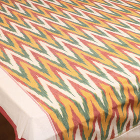 Pochampally Ikat Weave Cotton Double Bedsheet Set (108 x 90 in) 36