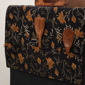 Handmade Fridge Top Cover with Multiple Pockets 49