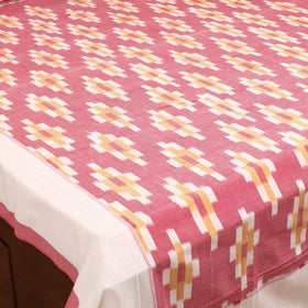 Pochampally Ikat Weave Cotton Double Bedsheet Set (108 x 90 in) 38