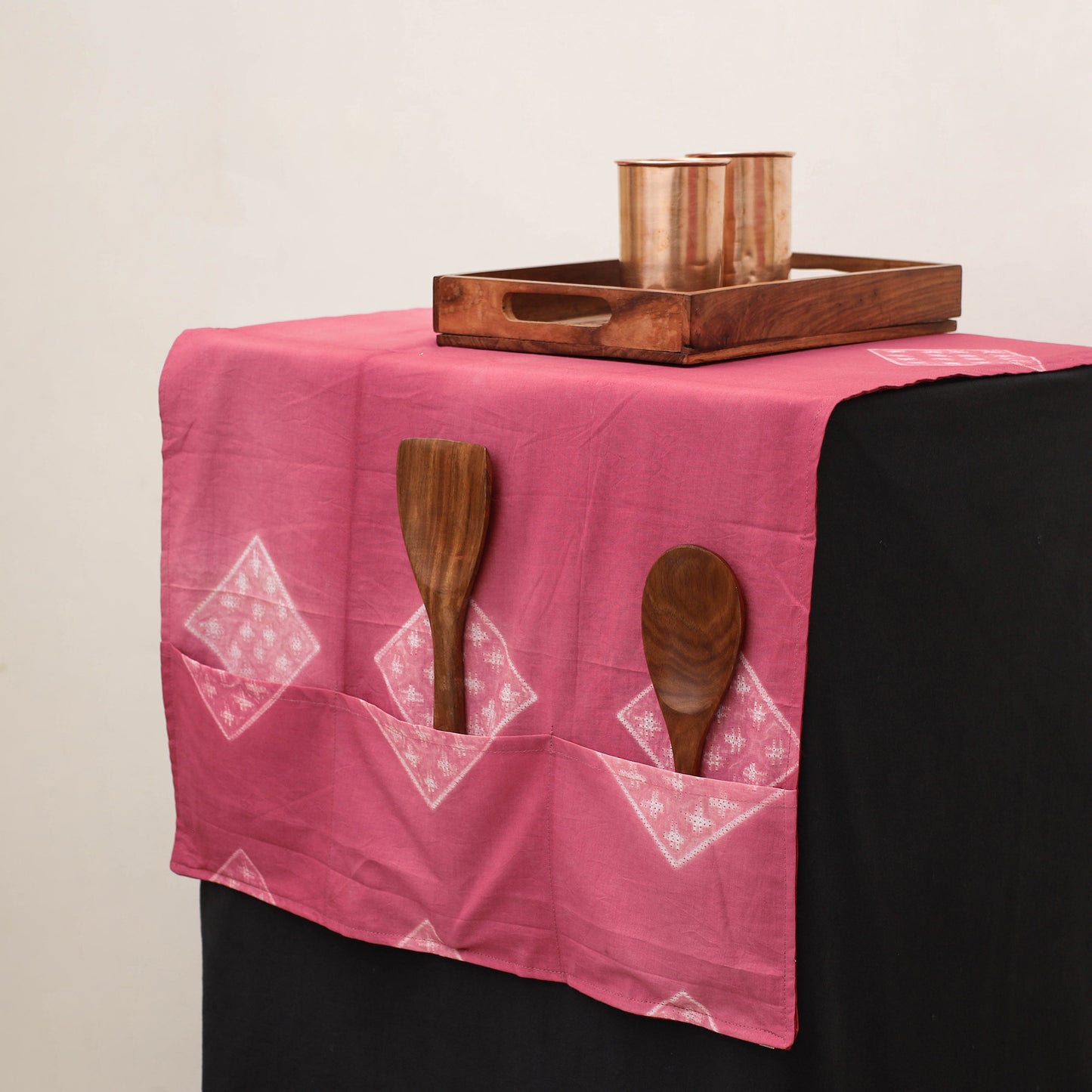 Handmade Fridge Top Cover with Multiple Pockets 55