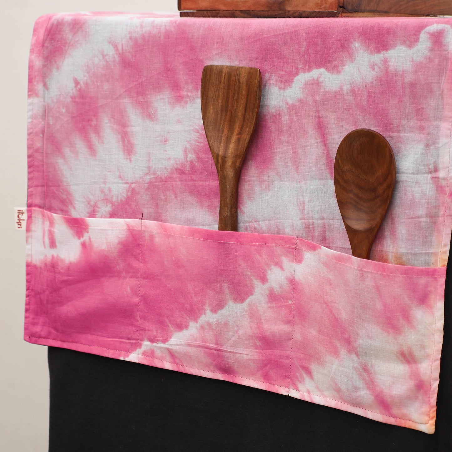 Handmade Fridge Top Cover with Multiple Pockets 56