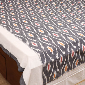 Pochampally Ikat Weave Cotton Double Bedsheet Set (108 x 90 in) 39