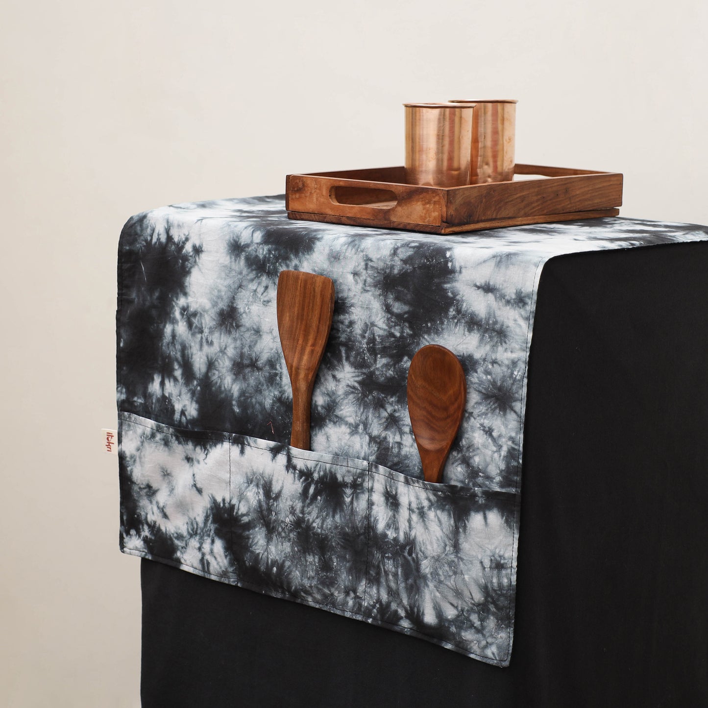 Handmade Fridge Top Cover with Multiple Pockets 58