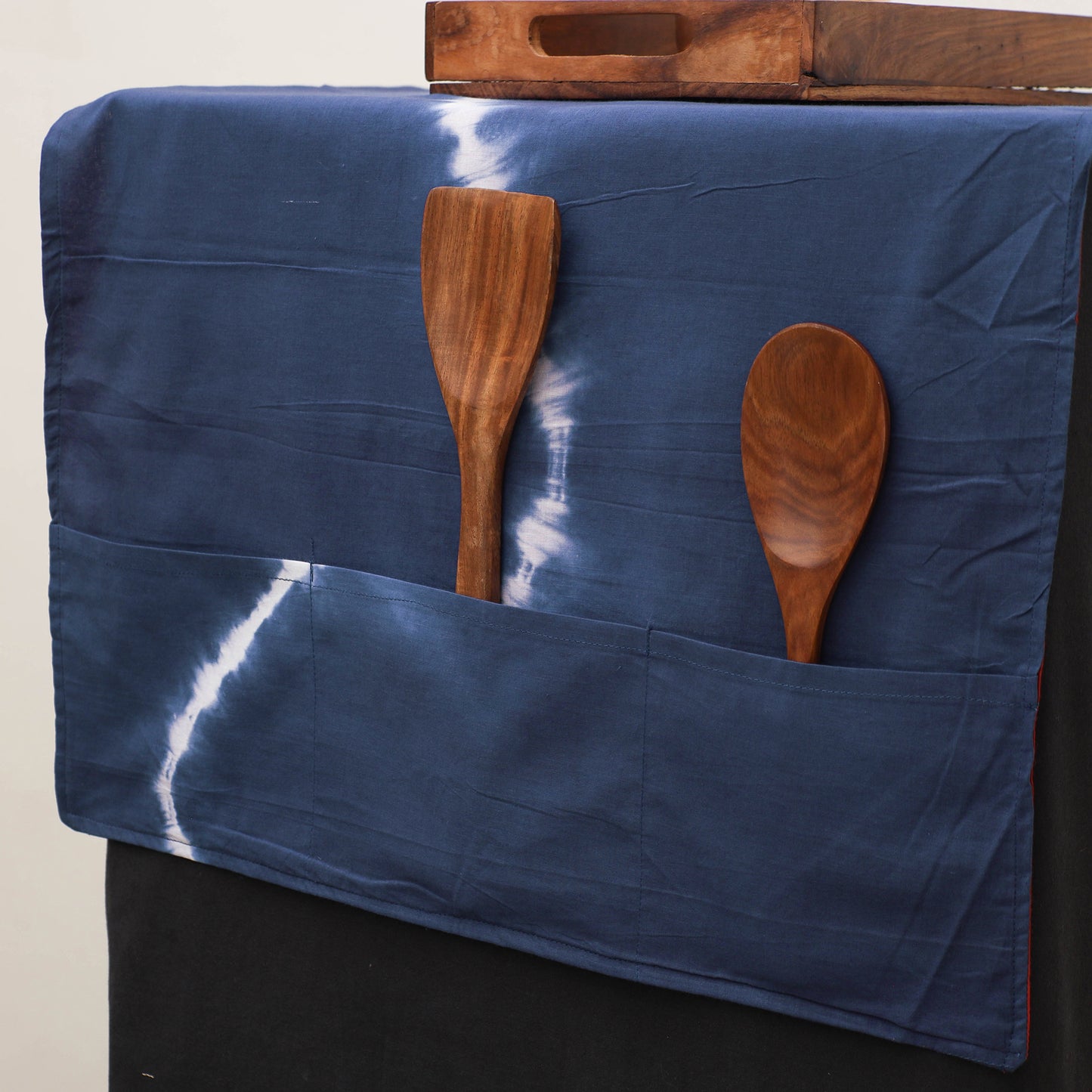 Handmade Fridge Top Cover with Multiple Pockets 59
