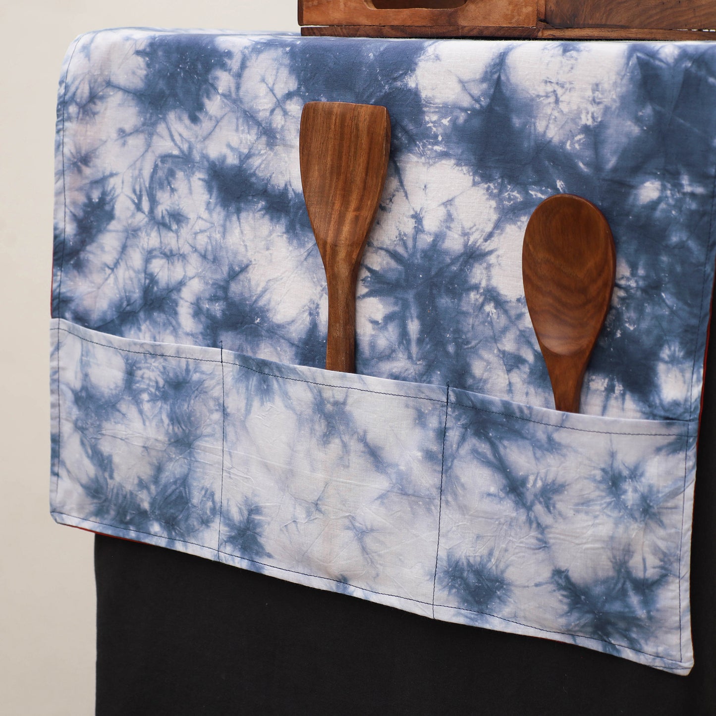 Handmade Fridge Top Cover with Multiple Pockets 61