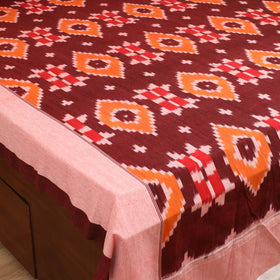 Pochampally Ikat Weave Cotton Double Bedsheet Set (108 x 90 in) 41