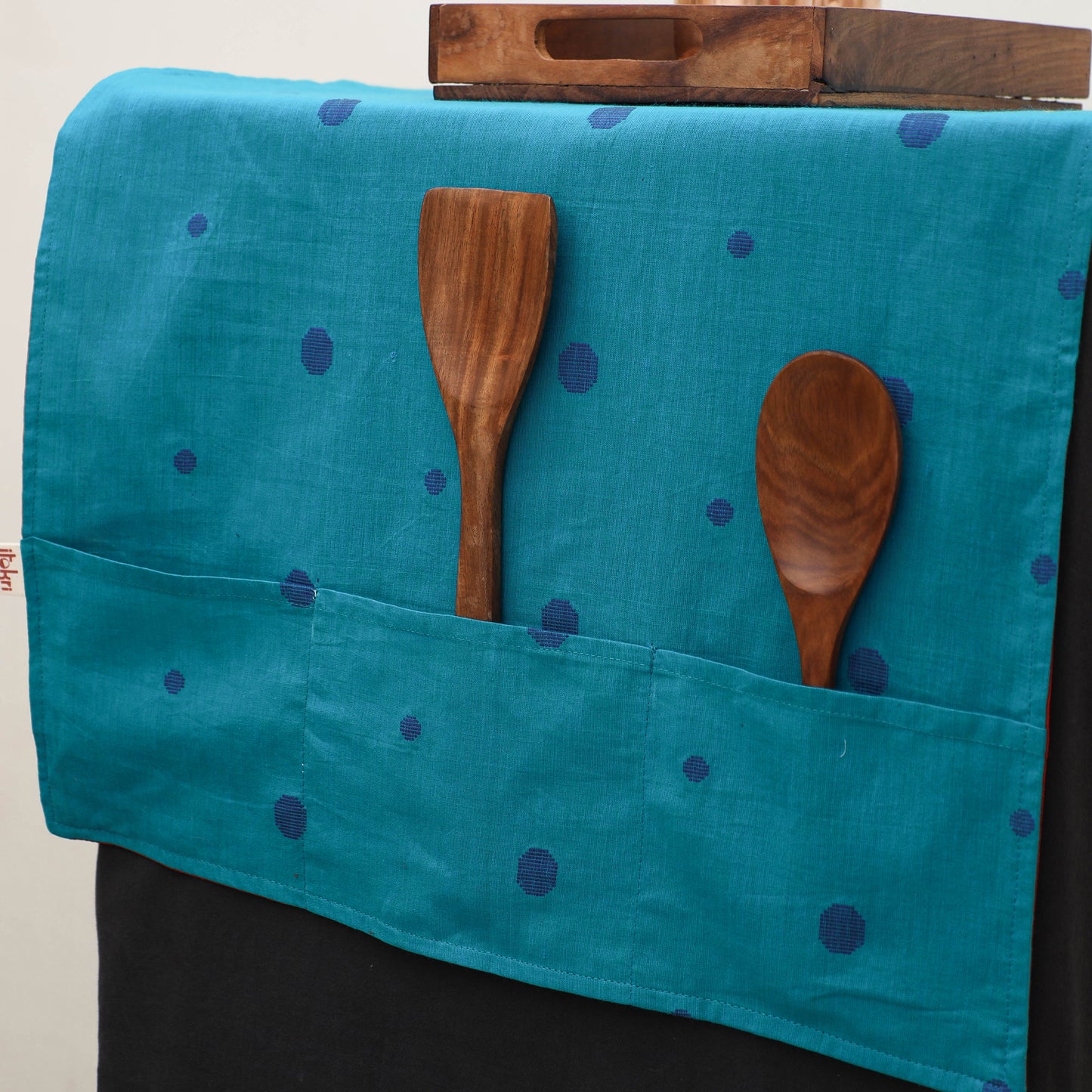 Handmade Fridge Top Cover with Multiple Pockets 63