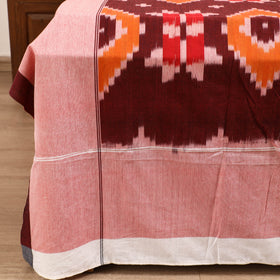 Pochampally Ikat Weave Cotton Double Bedsheet Set (108 x 90 in) 41