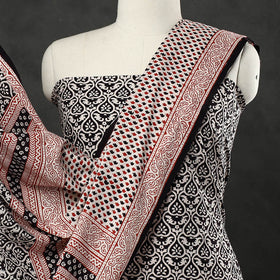  3pc Bagh Print Cotton Dress Material Set