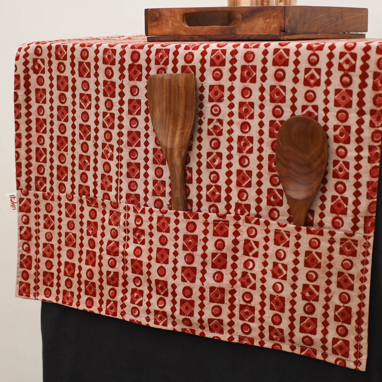 Handmade Fridge Top Cover with Multiple Pockets 65