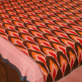 Pochampally Ikat Weave Cotton Double Bedsheet Set (108 x 90 in) 42