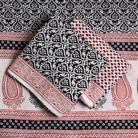  3pc Bagh Print Cotton Dress Material Set