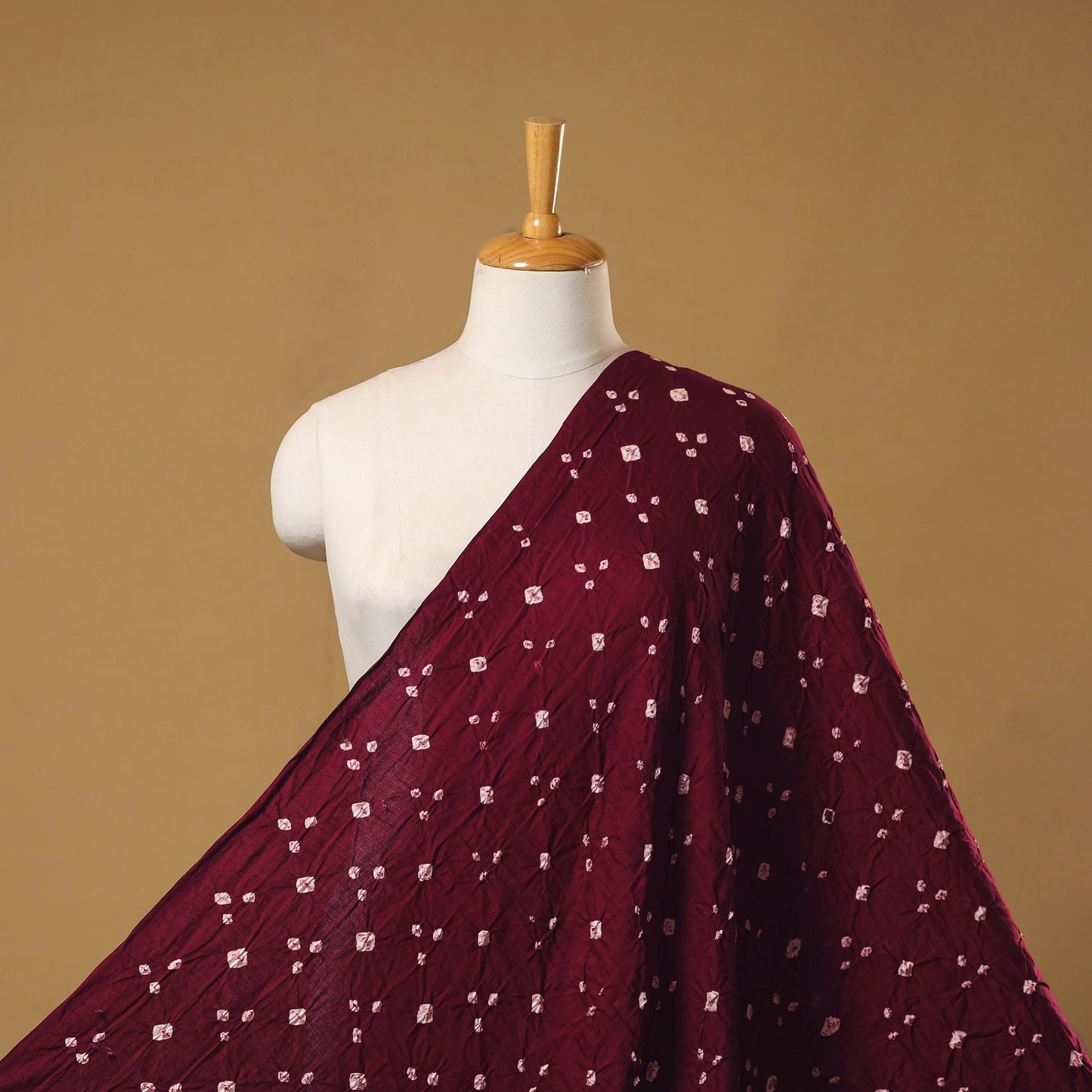 Kutch Tie-Dye Cotton Bandhani Fabric 04