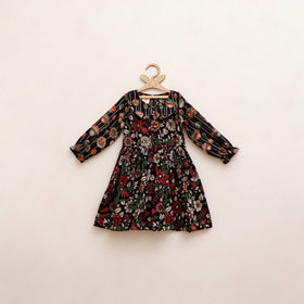 Pure Cotton Girls Frock Dress in Kalamkari Prints (3-4 Years) 31