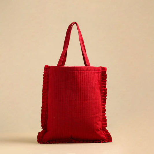 Handcrafted Cotton Frill Jhola Bag 04